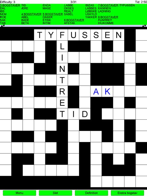 sleb krydsord|SLEB Crossword Clue